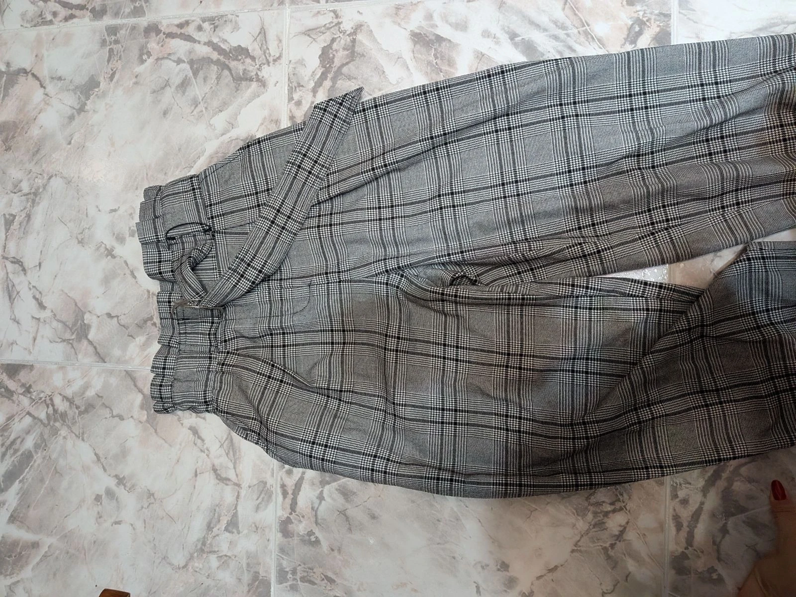 Pantalón cuadros mujer 